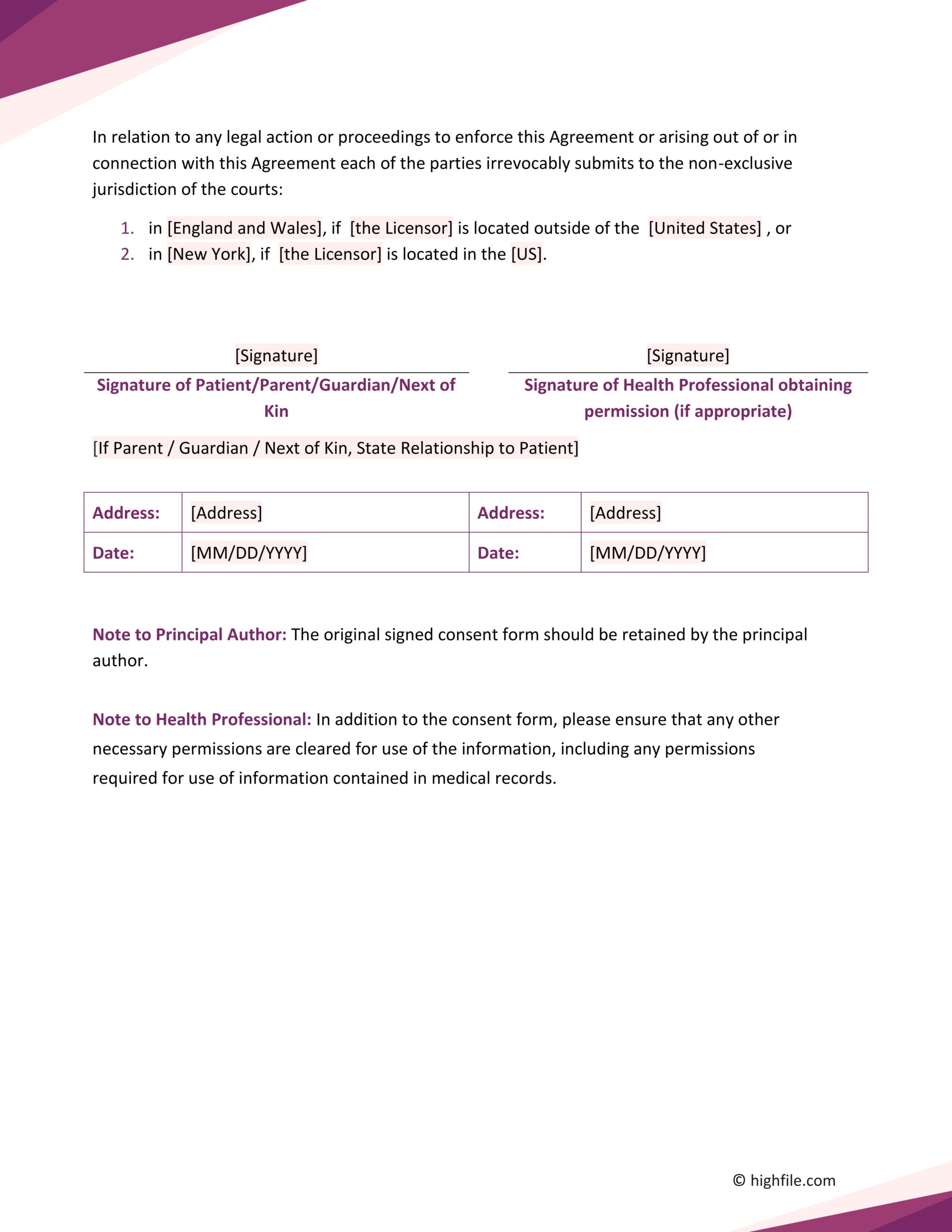 Informed Consent Form