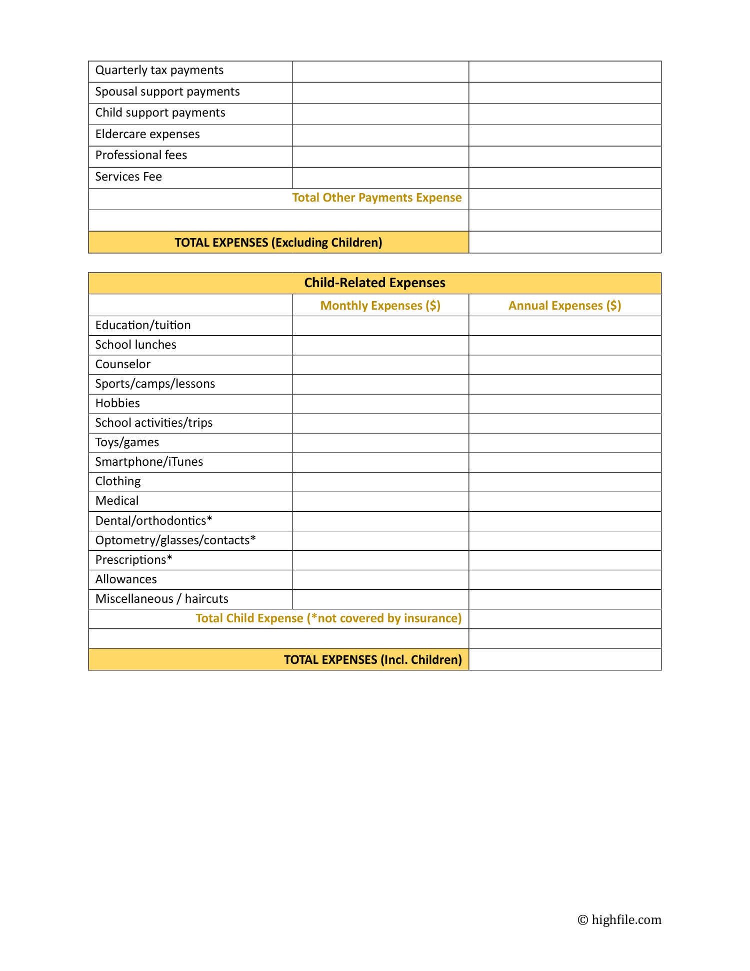 The Ultimate Divorce Checklist - Word | PDF | Google Docs the-ultimate-divorce-checklist-word-pdf-google-docs