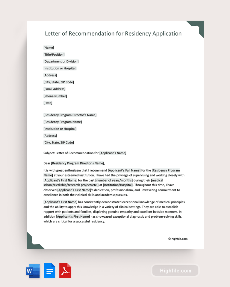 Pilot Letter of Recommendation - Word | PDF | Google Docs - Highfile