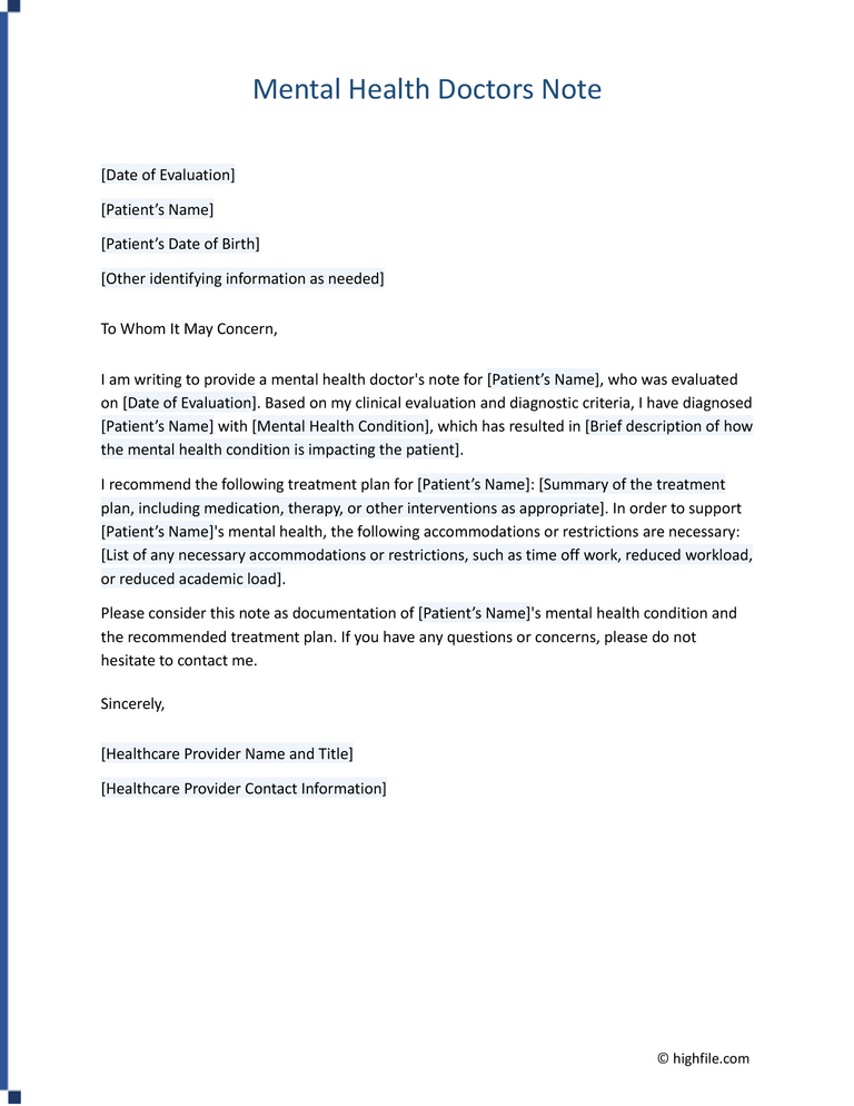 Free Doctor's Note Templates - Customize and Print