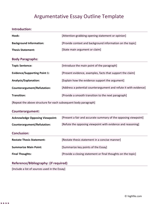 Opinion Paper Outline Template Free Essay Outline Templates Editable opinion-paper-outline-template-free-essay-outline-templates-editable