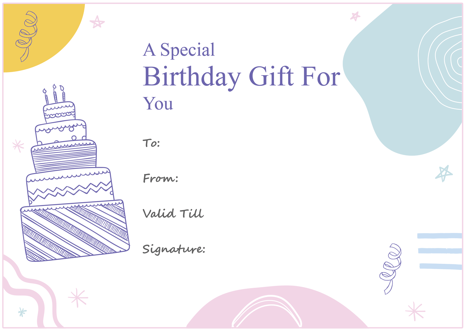 free-editable-birthday-gift-certificate-templates-highfile for Birthday Gift Certificate Templates Free Printable Free Editable Birthday Gift Certificate Templates - Highfile for Birthday Gift Certificate Templates Free Printable