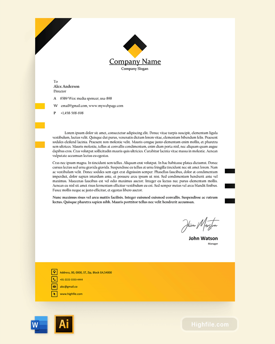 Charity Letterhead Template Word Adobe Illustrator Highfile Charity Letterhead Template Word Adobe Illustrator Highfile