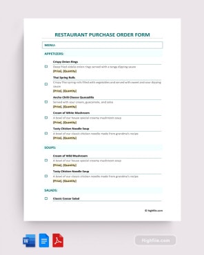 Purchase Order Email Template Word PDF Google Docs Highfile Purchase Order Email Template Word PDF Google Docs Highfile