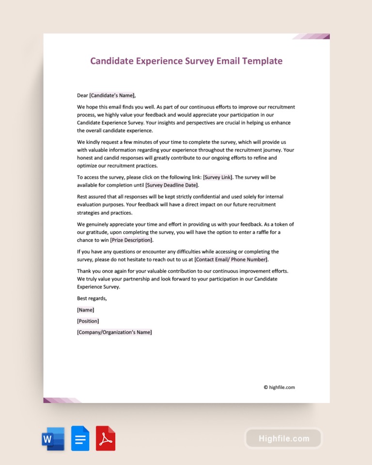 Free Survey Templates Word PDF Google Docs Highfile Free Survey Templates Word PDF Google Docs Highfile
