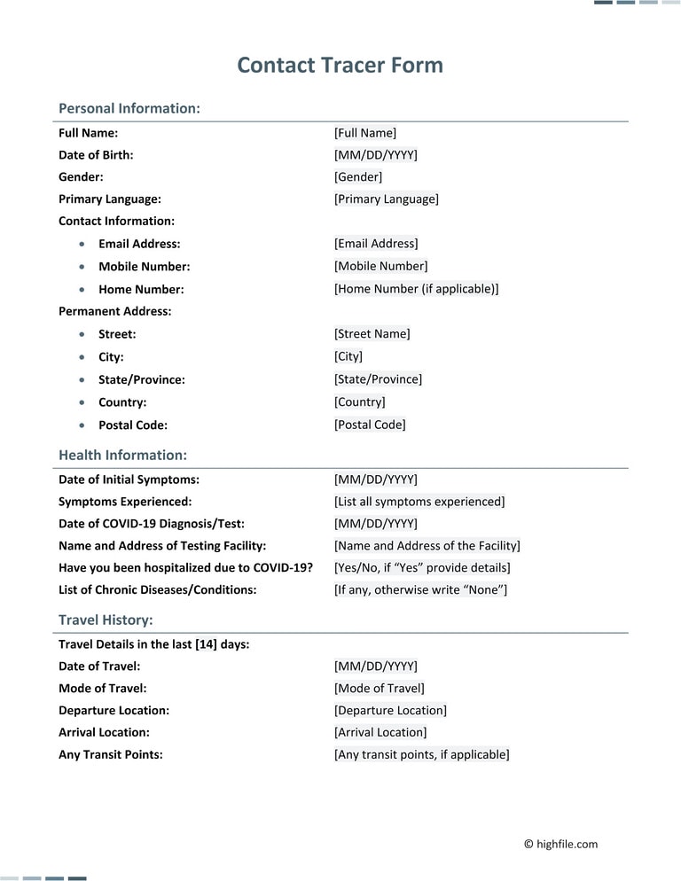 Client Contact Information Template Word PDF Google Docs Highfile Client Contact Information Template Word PDF Google Docs Highfile