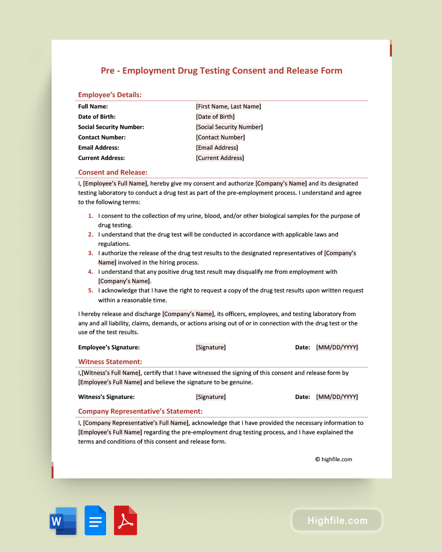 Nail Technician Consent Form Template Highfile