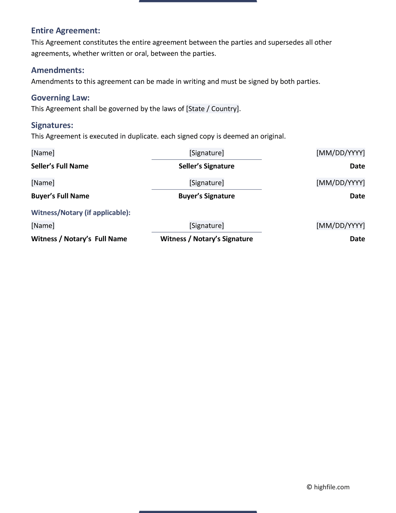 Simple Real Estate Purchase Agreement - Word | PDF | Google Docs - Highfile simple-real-estate-purchase-agreement-word-pdf-google-docs-highfile