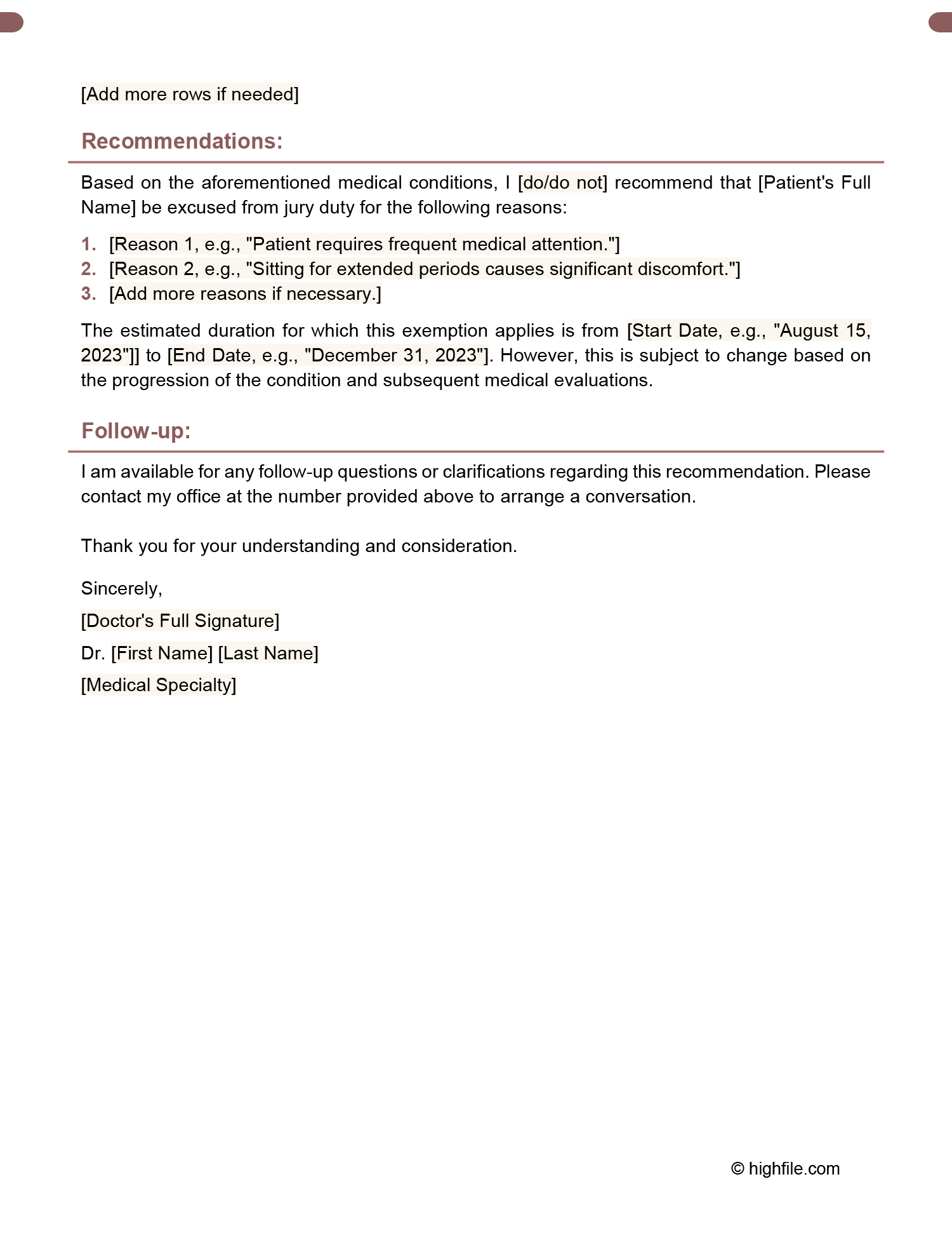 Doctor #39 s Note for Jury Duty Template Word Google Docs Highfile Doctor #39 s Note for Jury Duty Template Word Google Docs Highfile