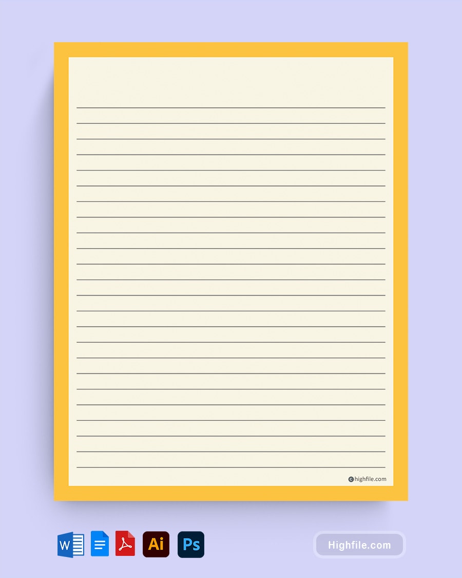 Printable Lined Paper Templates - Highfile printable-lined-paper-templates-highfile