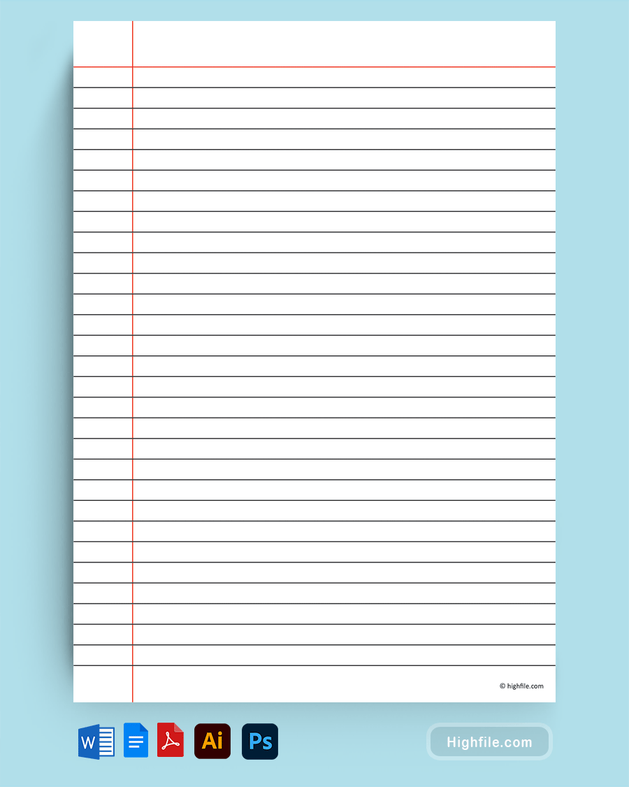 Printable A4 Lined Paper Template Word Google Docs PDF Adobe Printable A4 Lined Paper Template Word Google Docs PDF Adobe