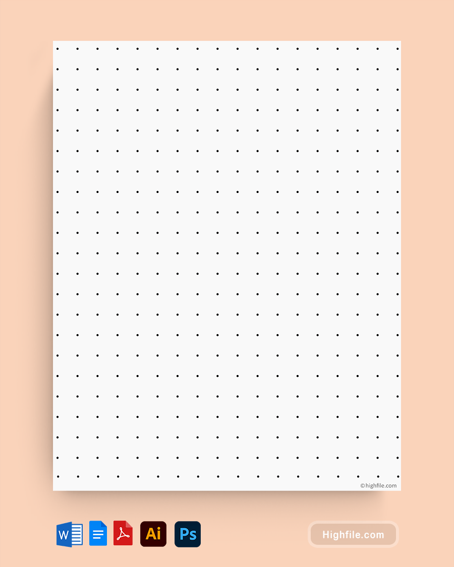 Printable Dot Grid Paper - Word, PDF, Google Docs, Adobe Illustrator, Adobe Photoshop printable-dot-grid-paper-word-pdf-google-docs-adobe-illustrator-adobe-photoshop