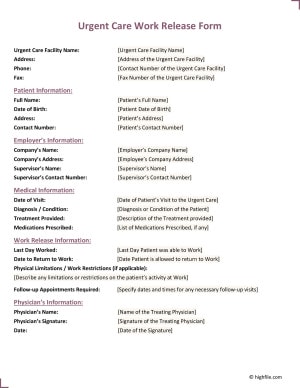 Inmate Property Release Form - Word | PDF | Google Docs - Highfile