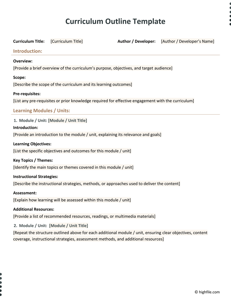 Event Outline Template Word PDF Google Docs Highfile Event Outline Template Word PDF Google Docs Highfile