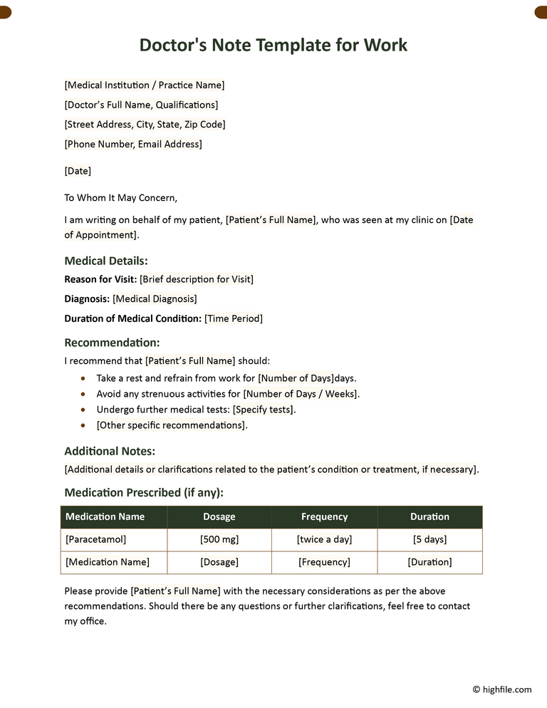 Student Handbook Template - Word | Google Docs - Highfile