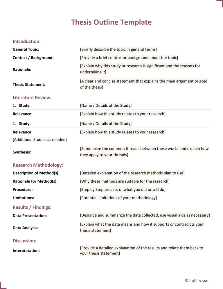 Course Outline Template Word Google Docs Highfile Course Outline Template Word Google Docs Highfile