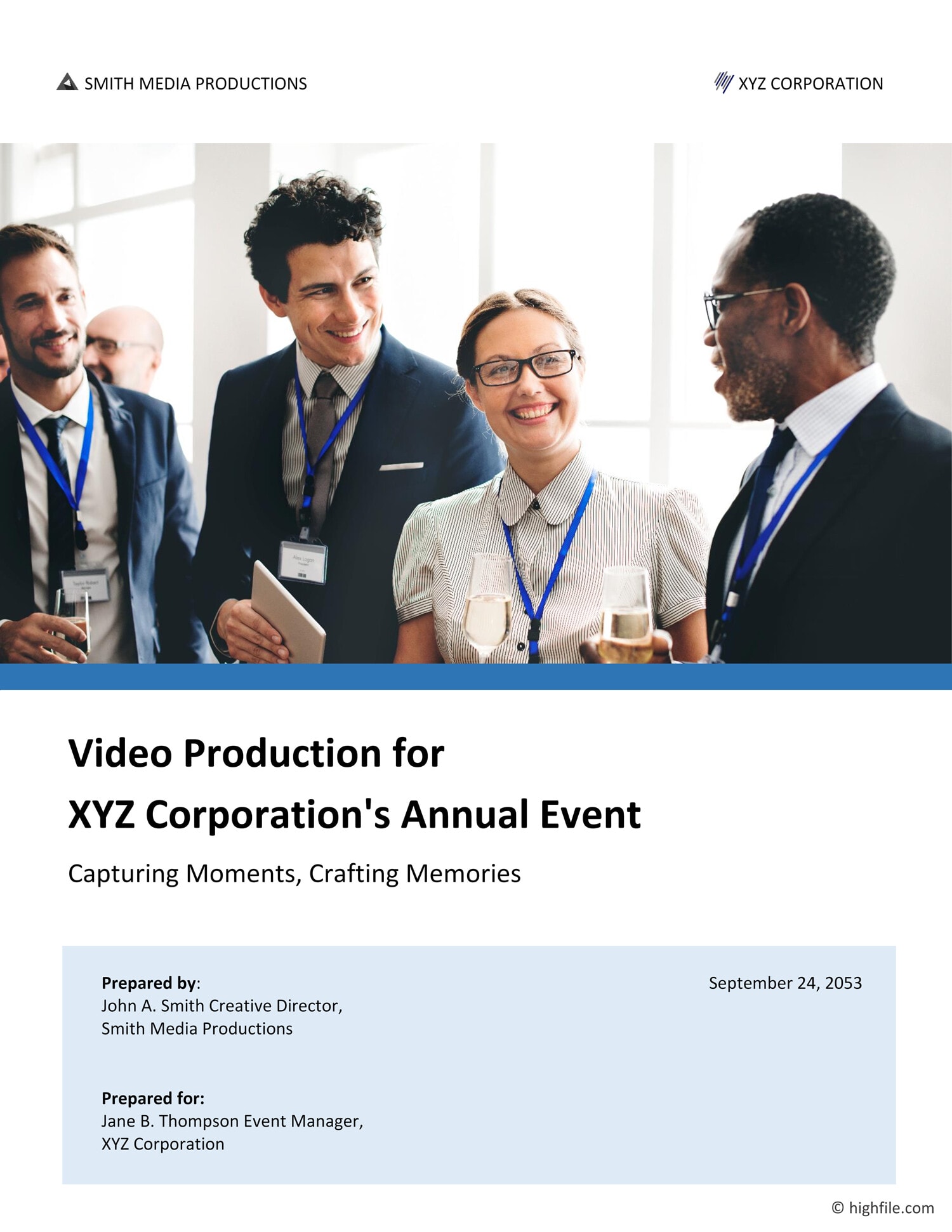 Video Production Proposal Template Word Google Docs Highfile Video Production Proposal Template Word Google Docs Highfile