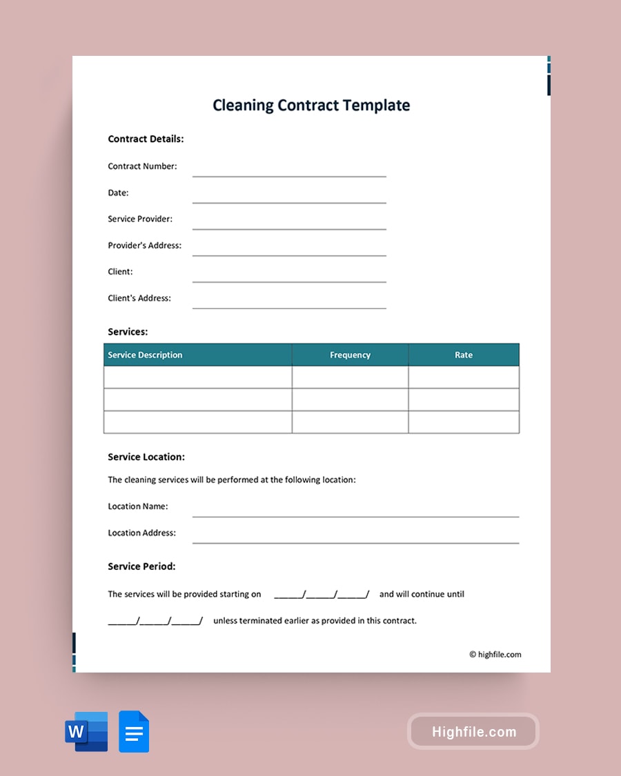 Roofing Contract Template Word Google Docs Highfile Roofing Contract Template Word Google Docs Highfile