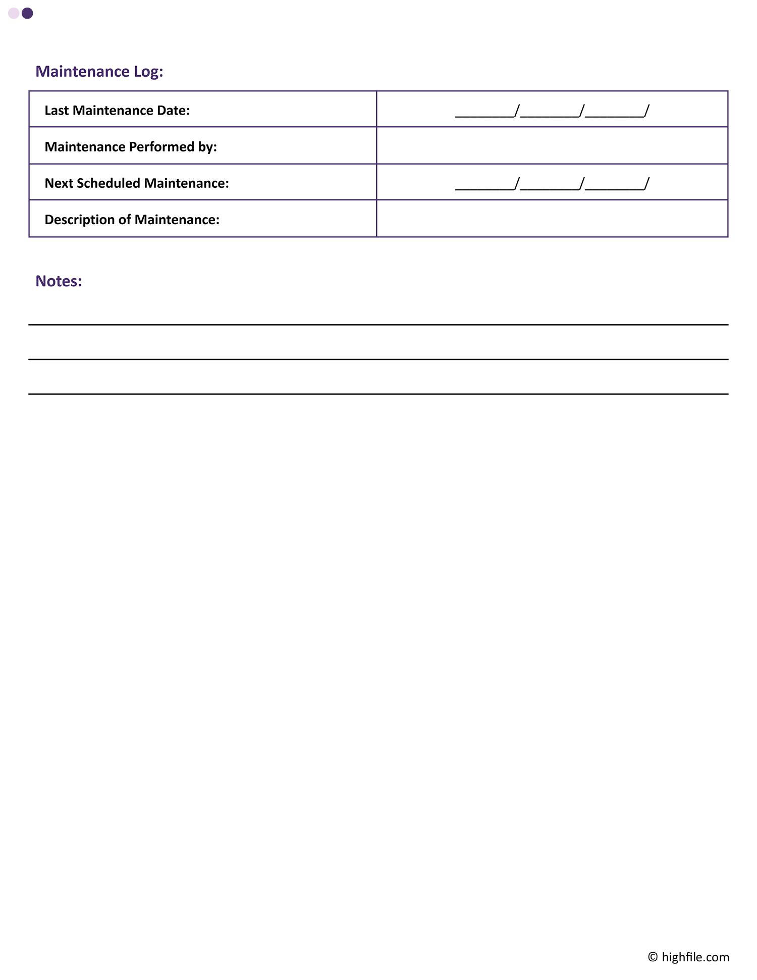 Computer Inventory Template - Word | Google Docs - Highfile
