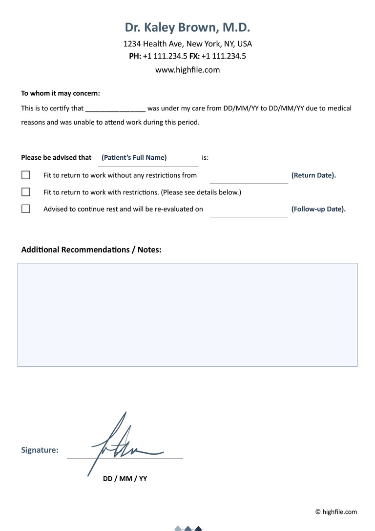 How to Get a Doctor's Note for Work: 8 Steps (with Templates)