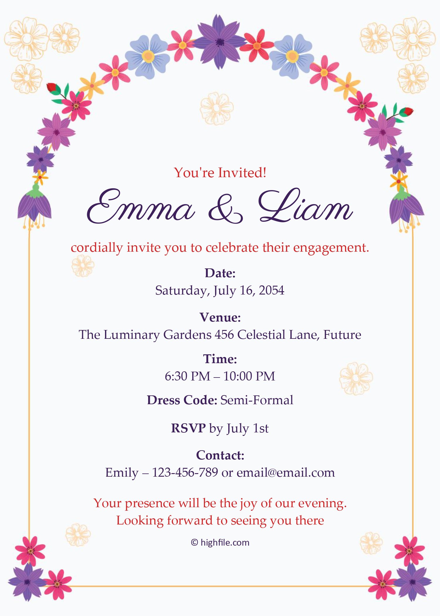 How to Write Time on Wedding Invitation: 7 Steps (with Examples) - Highfile