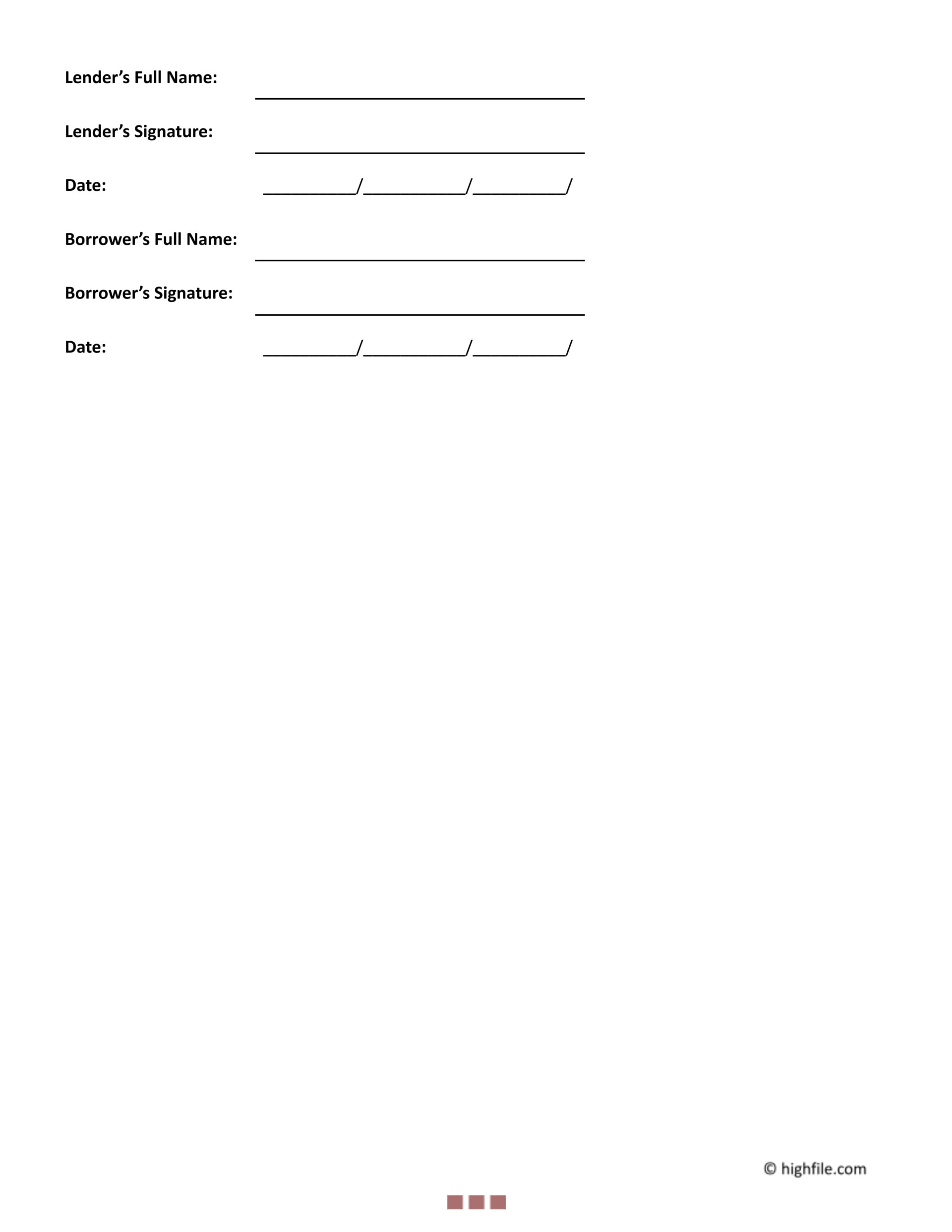 Loan Contract Template Word Google Docs Highfile Loan Contract Template Word Google Docs Highfile