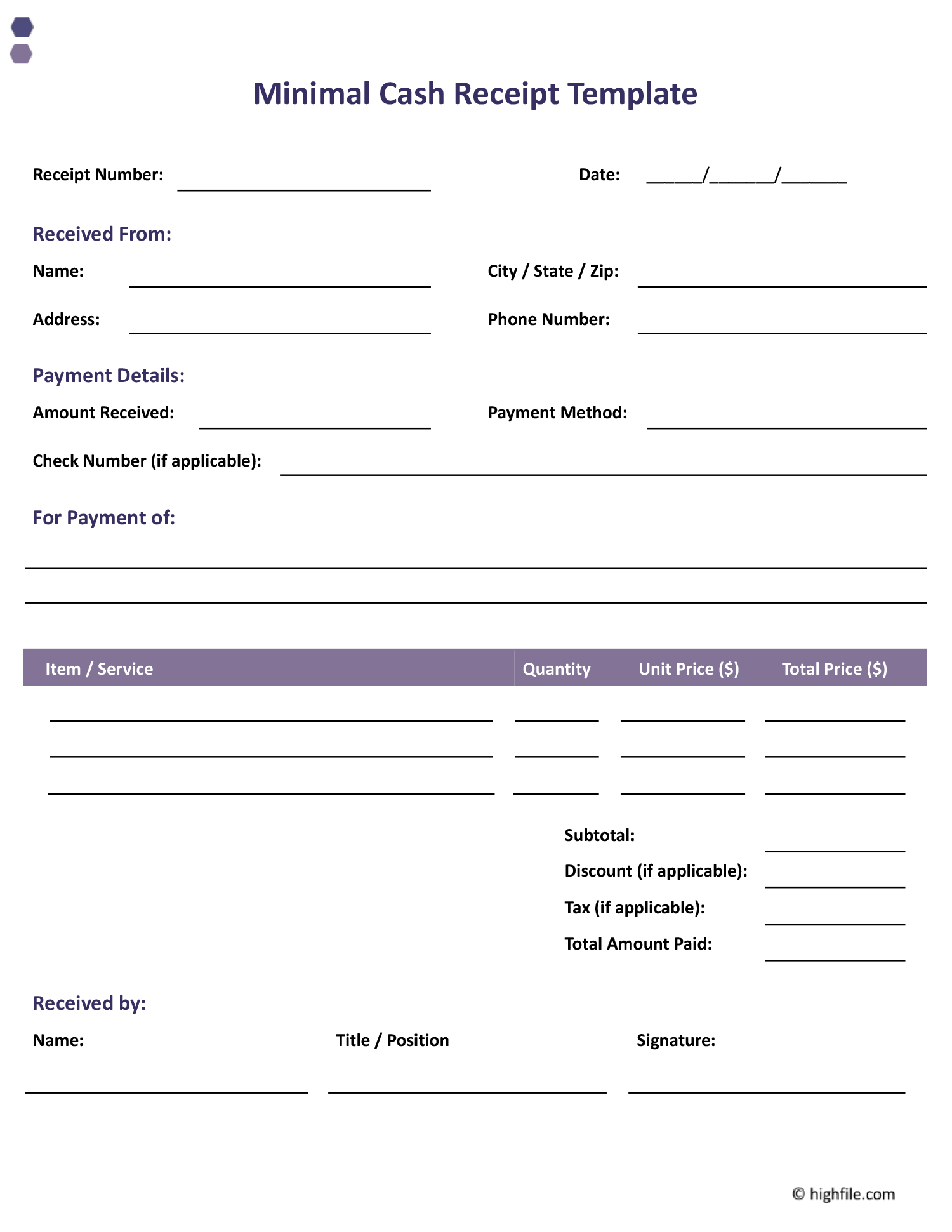 Deposit Receipt Template Word Google Docs Highfile Deposit Receipt Template Word Google Docs Highfile