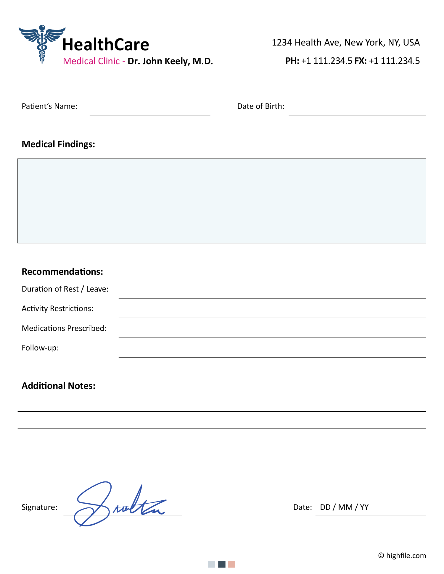 Doctor's Note Templates - Word | Google Docs | Editable PDF