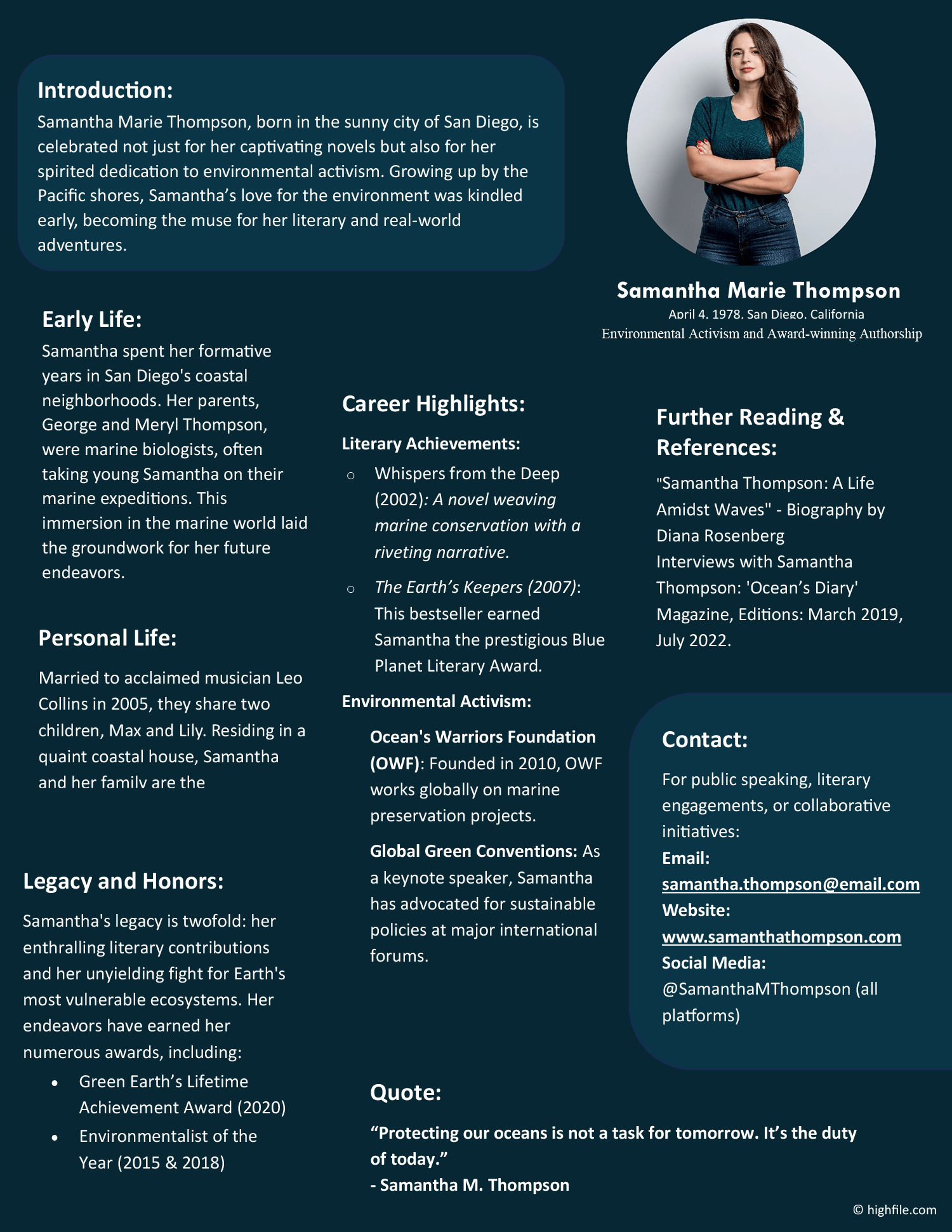 Professional Biography Template Word Google Docs Highfile Professional Biography Template Word Google Docs Highfile