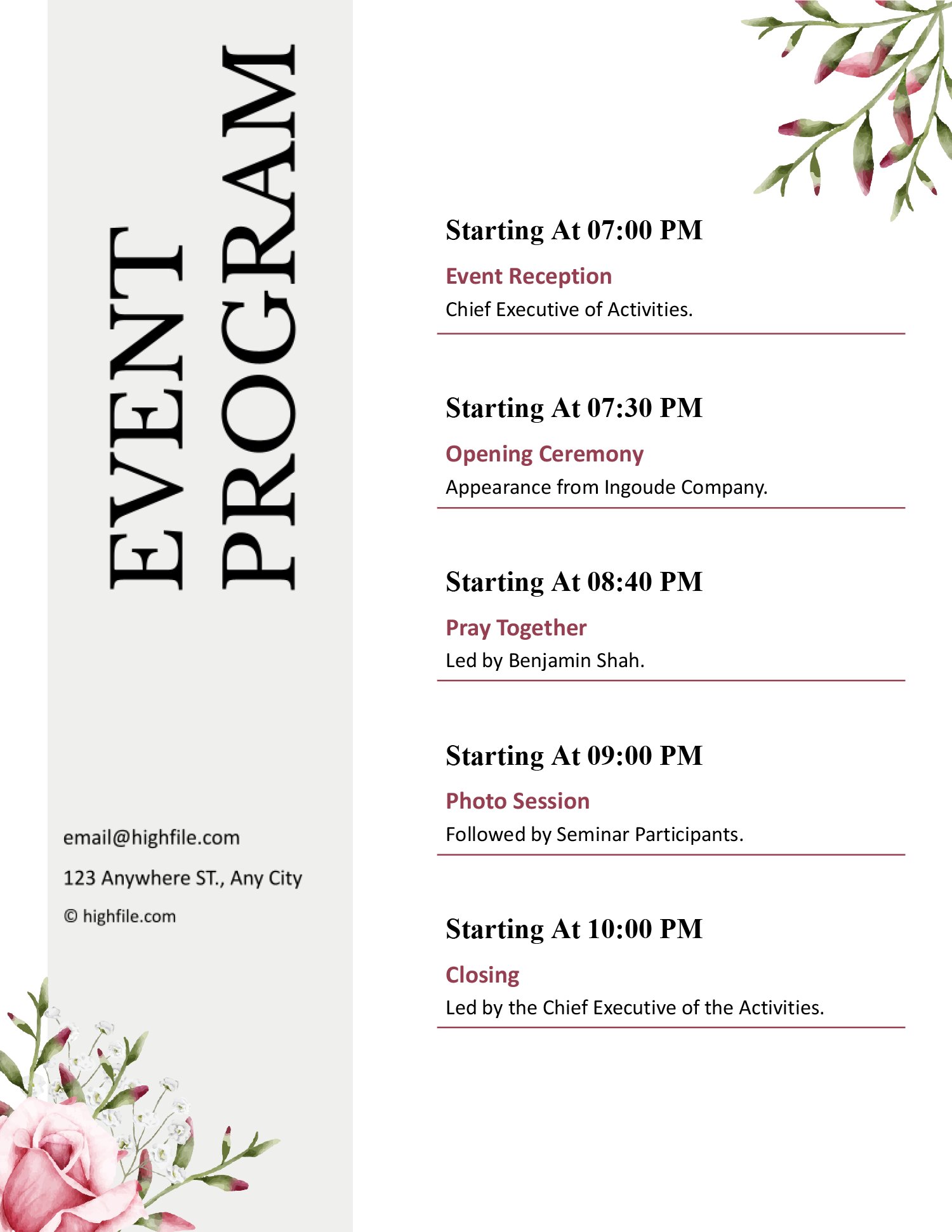 Wedding Program Template Word Google Docs Highfile wedding-program-template-word-google-docs-highfile