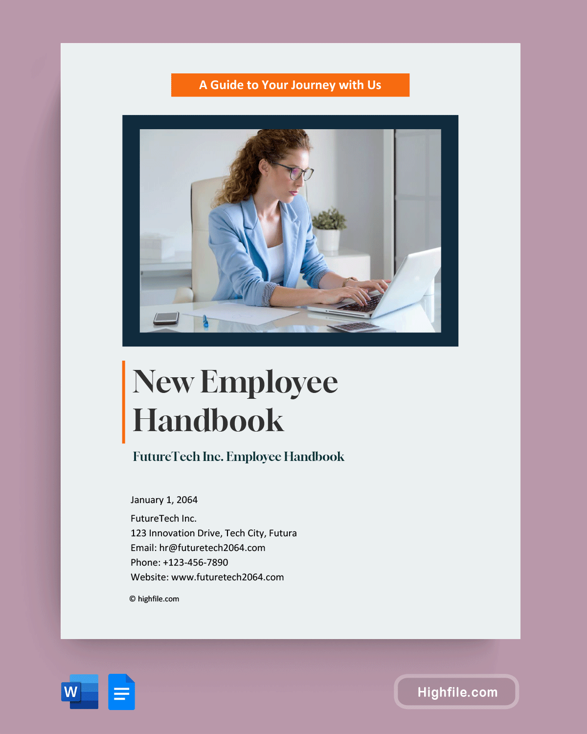 Student Handbook Template Word Google Docs Highfile Student Handbook Template Word Google Docs Highfile