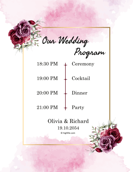 Invitation Card Template - Word | Adobe Illustrator - Highfile