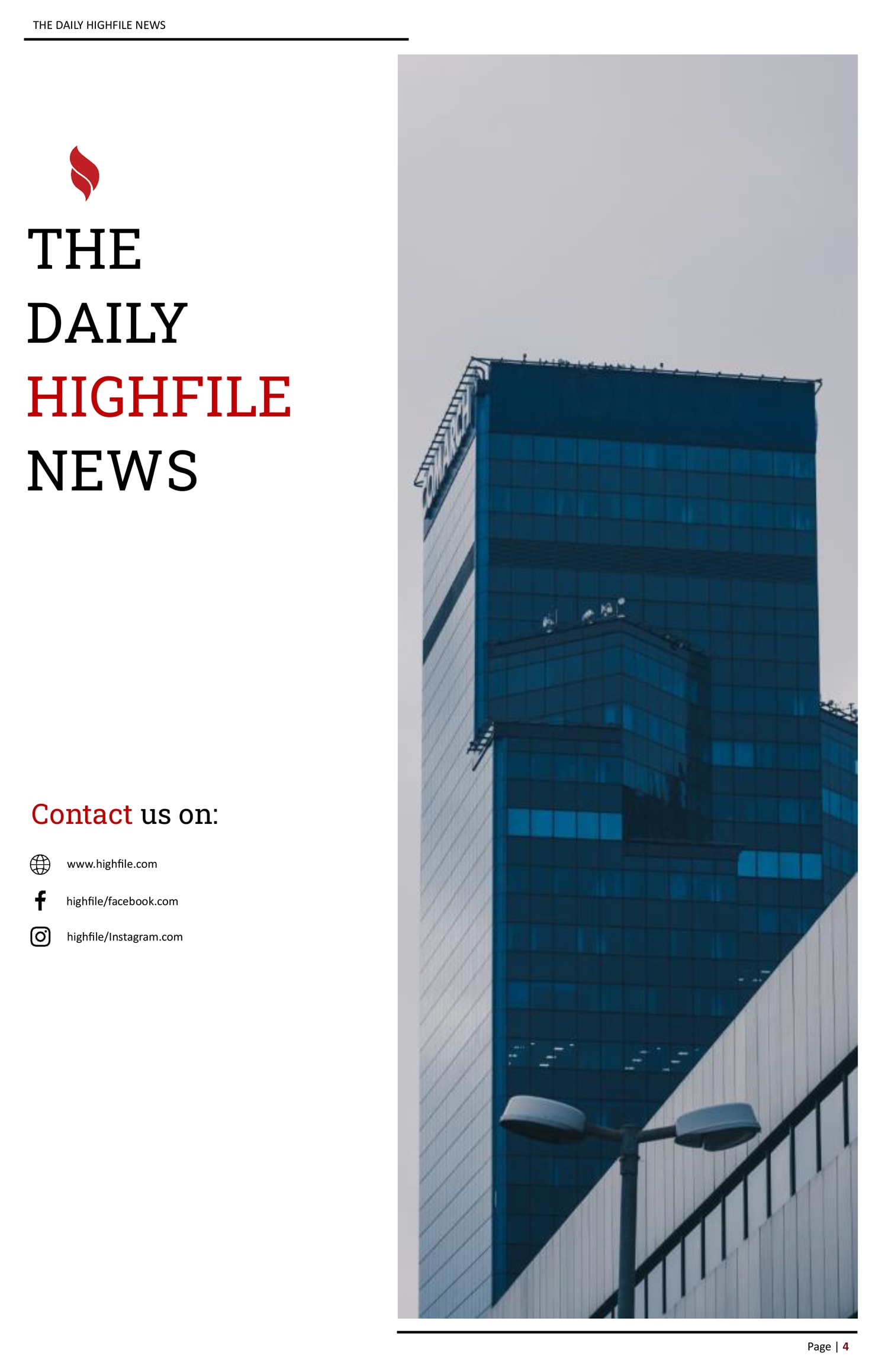 Newspaper Template Sample Newspaper Template Sample