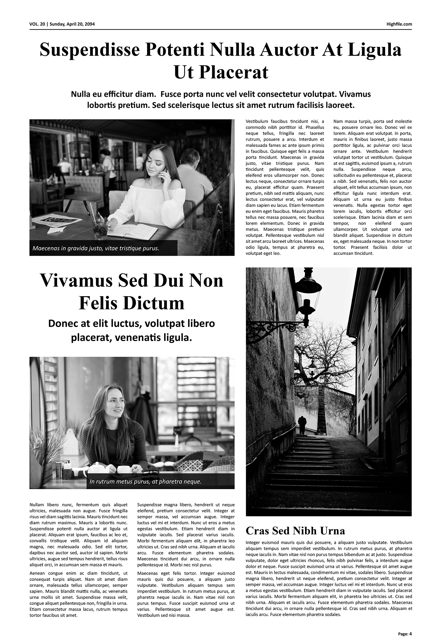 Newspaper Page Template Word Google Docs Highfile Newspaper Page Template Word Google Docs Highfile