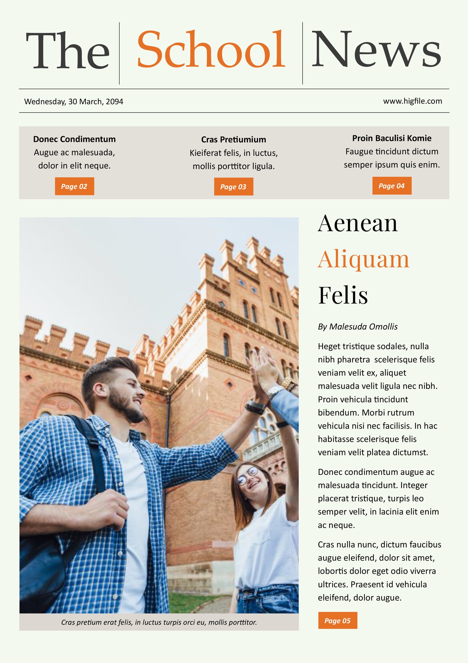 Newspaper Template for Students Word Google Docs Highfile Newspaper Template for Students Word Google Docs Highfile