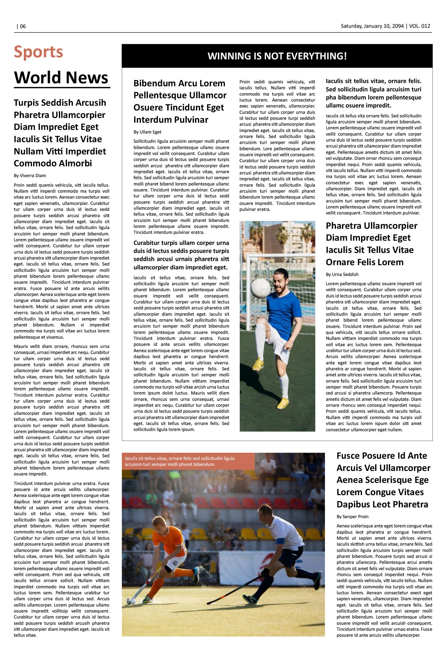 8 Page Classic Newspaper Template - Page 06