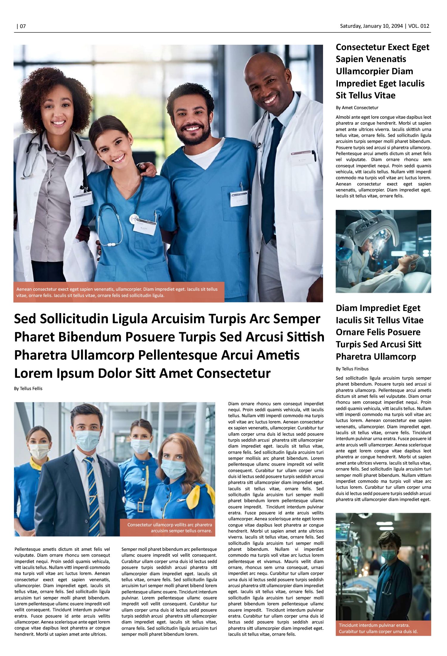8 Page Classic Newspaper Template - Page 07