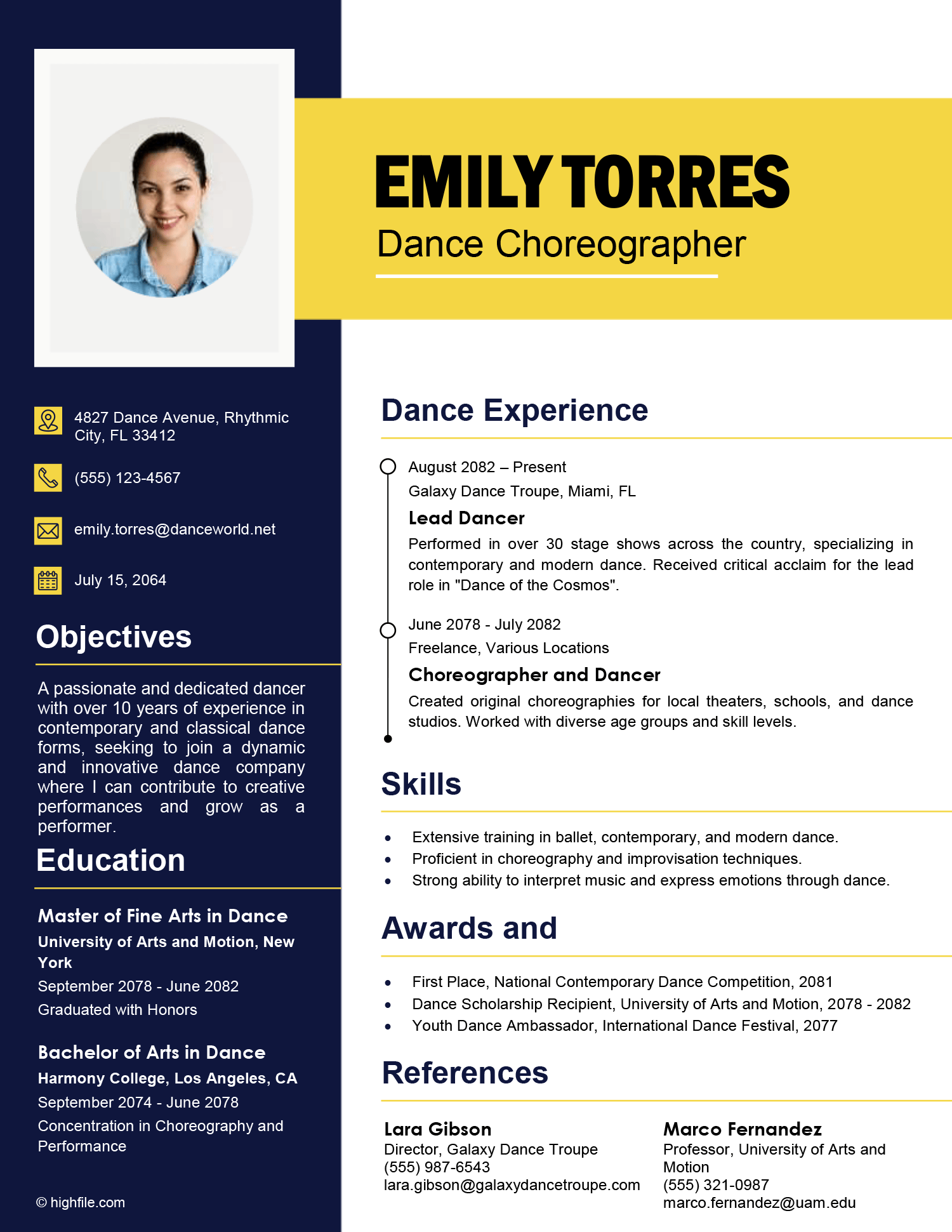 Professional Resume Format Template - Customize in Word