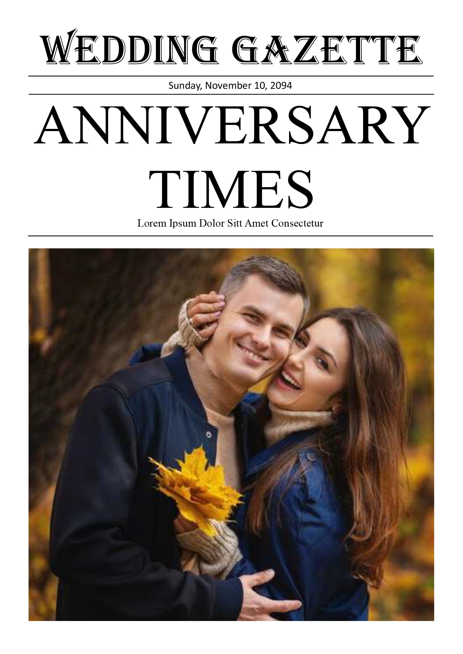 Editable Wedding Anniversary Newspaper Template Word Google Docs editable-wedding-anniversary-newspaper-template-word-google-docs
