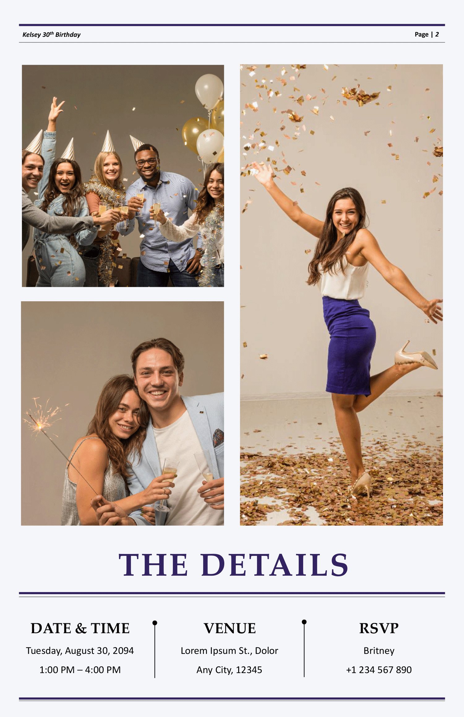 Minimal Tabloid Birthday Newspaper Template - PowerPoint | Google ...