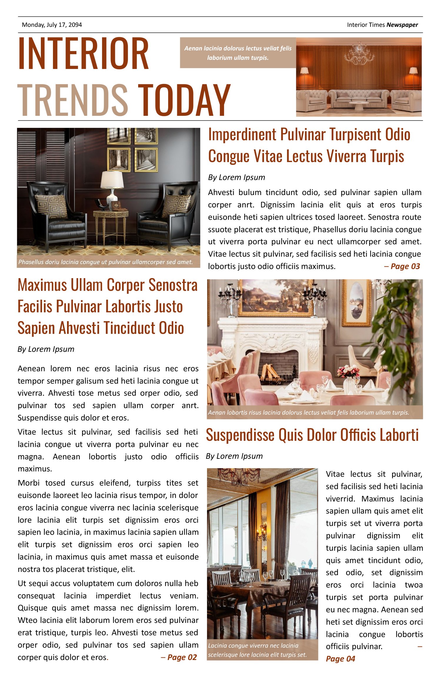 Red and Black Newspaper Front Page Template Word Google Docs Highfile