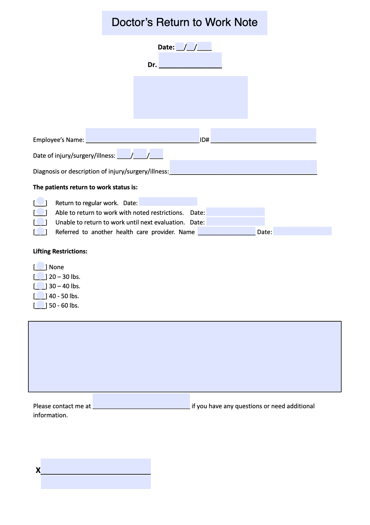 Doctor's Return to Work Note Template - Word | Google Docs | PDF doctor-s-return-to-work-note-template-word-google-docs-pdf