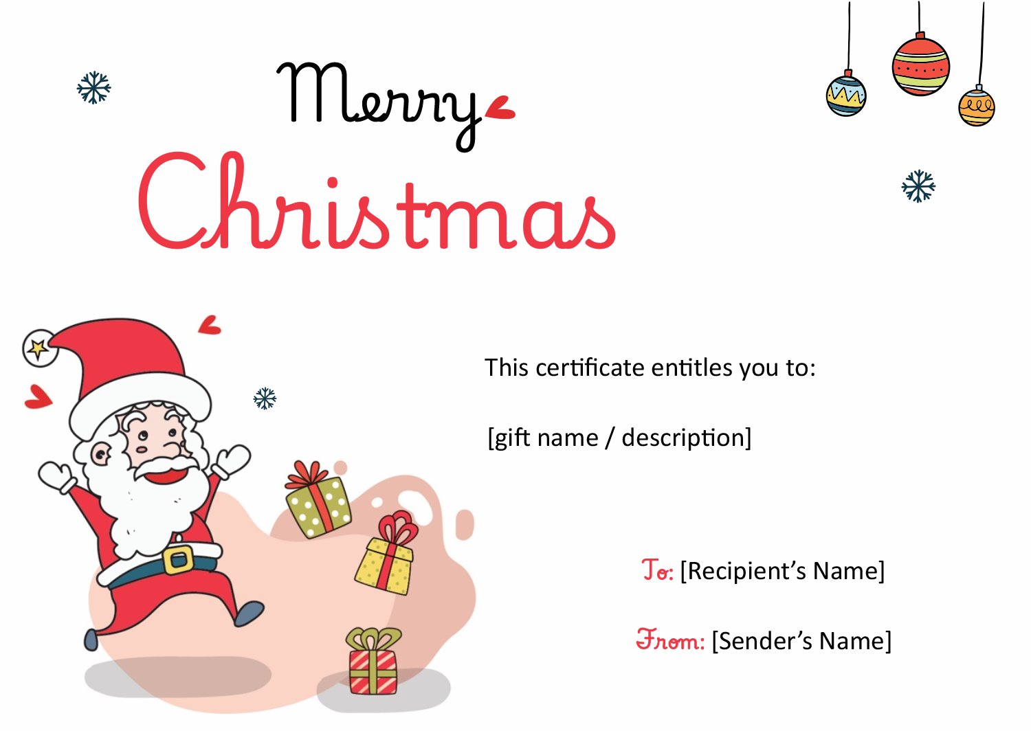 Holly Snow Christmas Gift Certificate Template - Word | Google Docs - Highfile holly-snow-christmas-gift-certificate-template-word-google-docs-highfile
