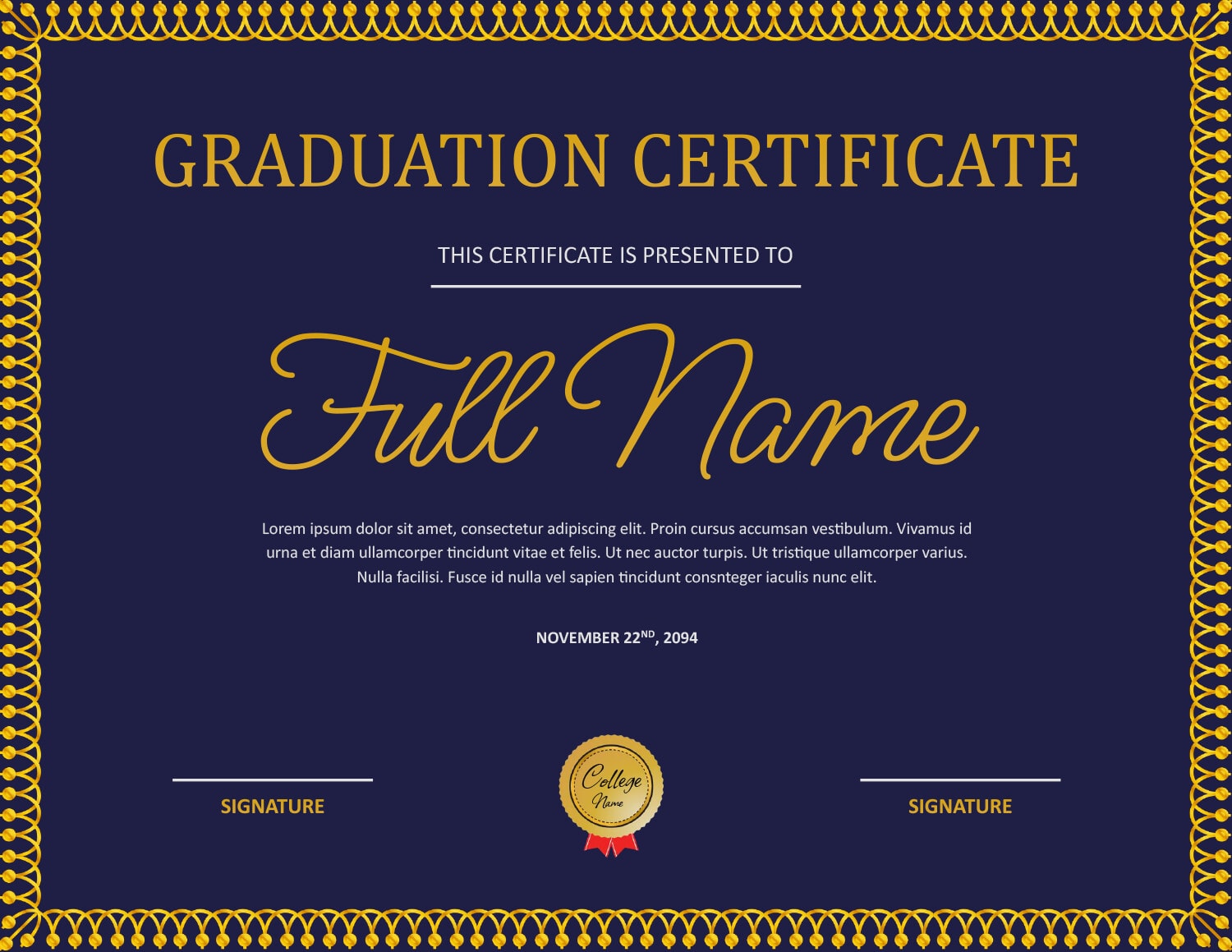 Free Editable Certificate Templates - Highfile free-editable-certificate-templates-highfile