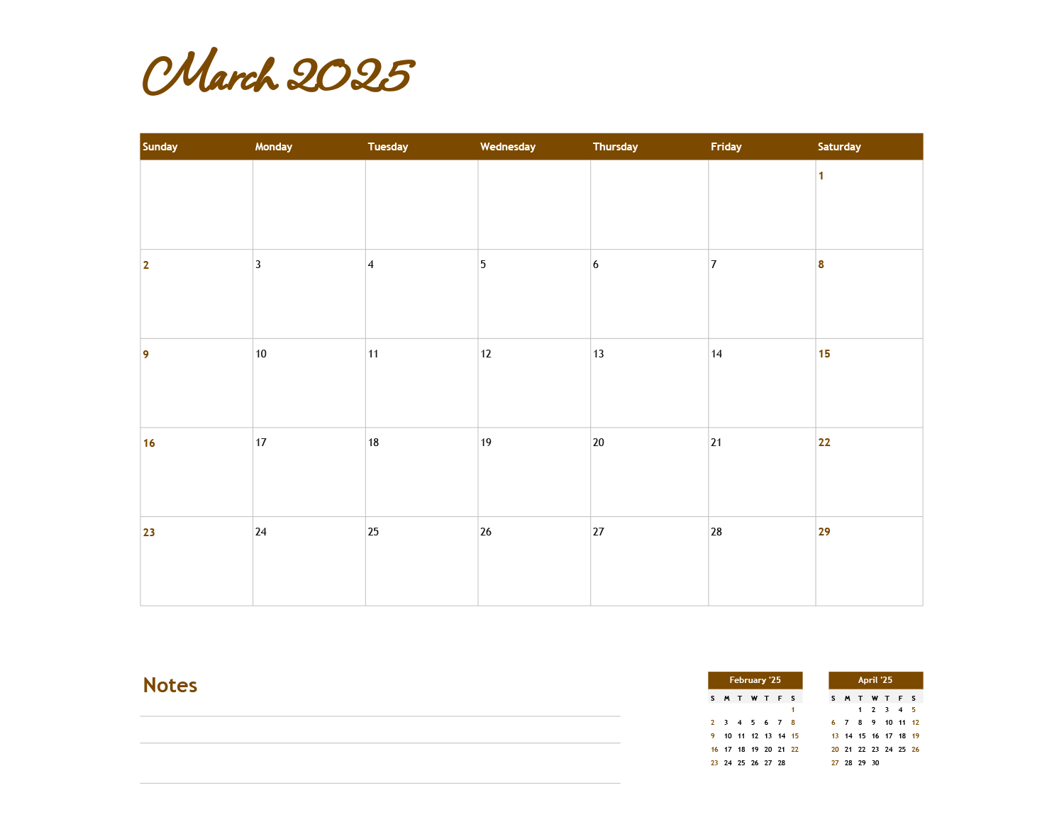 2025 Calendar Template - Excel | Google Sheets - Highfile 2025-calendar-template-excel-google-sheets-highfile