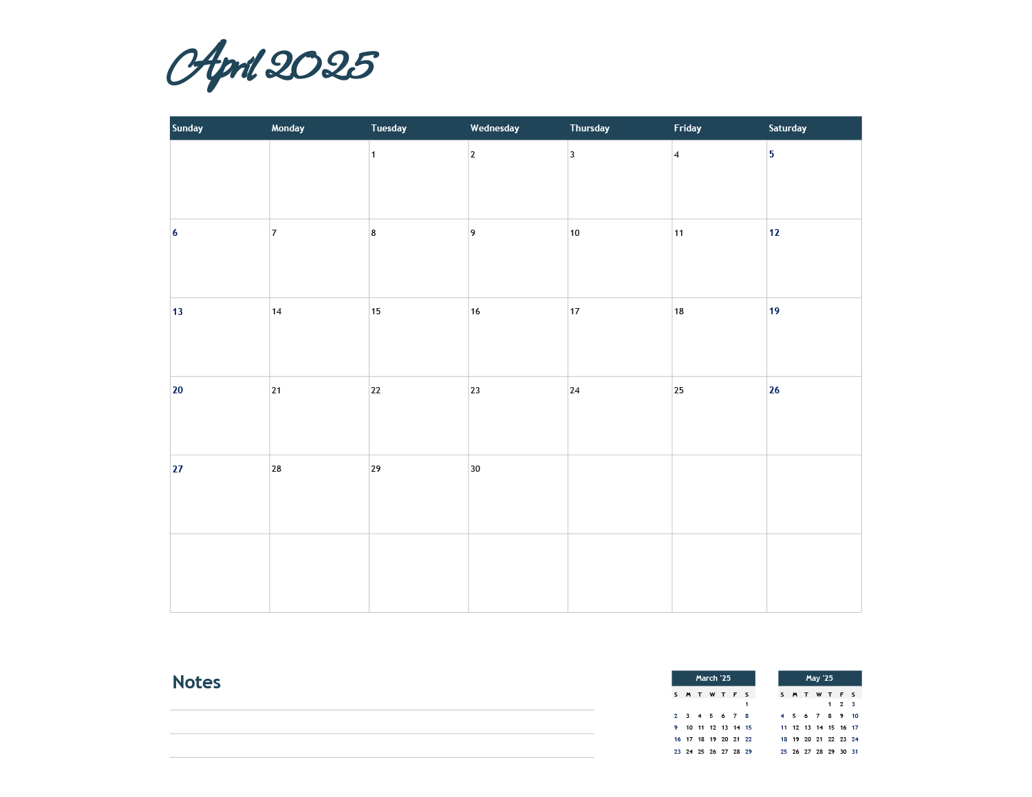 2025 Calendar Template Excel Google Sheets Highfile 2025-calendar-template-excel-google-sheets-highfile