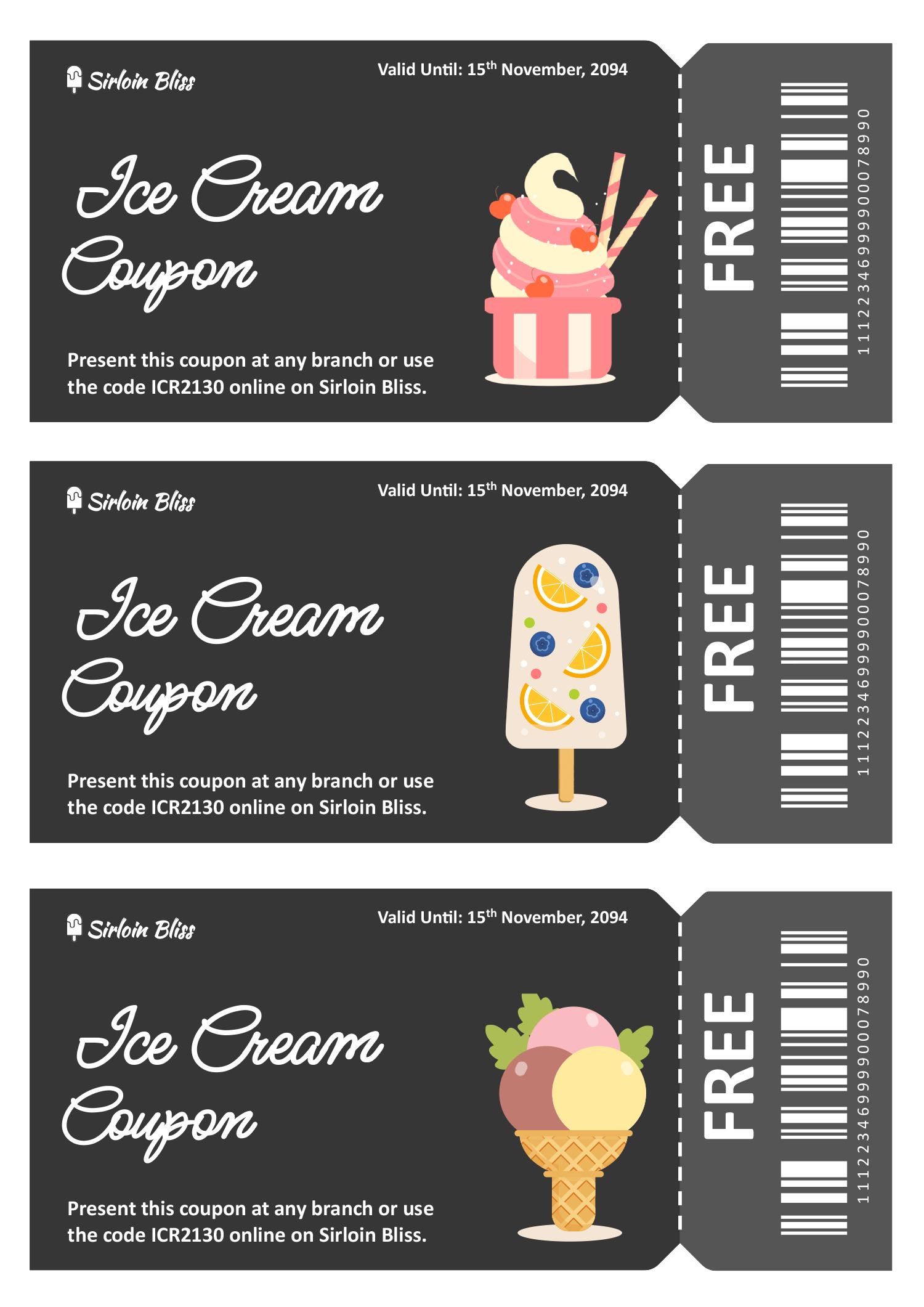 Free Ice Cream Coupon Template Word Highfile Free Ice Cream Coupon Template Word Highfile