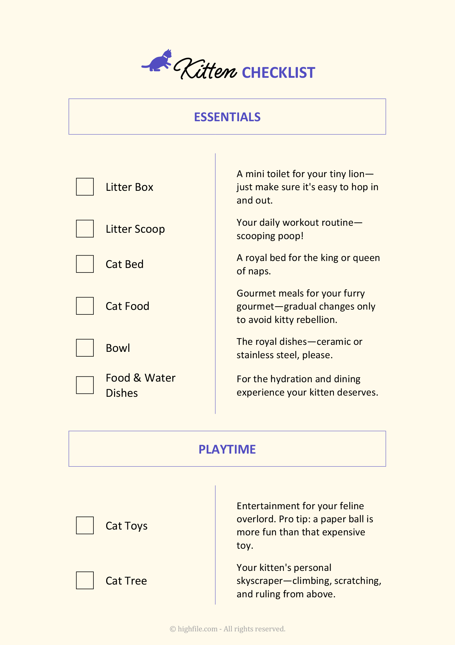 Printable Apartment Make Ready Checklist Form - Word | Google Docs | PDF