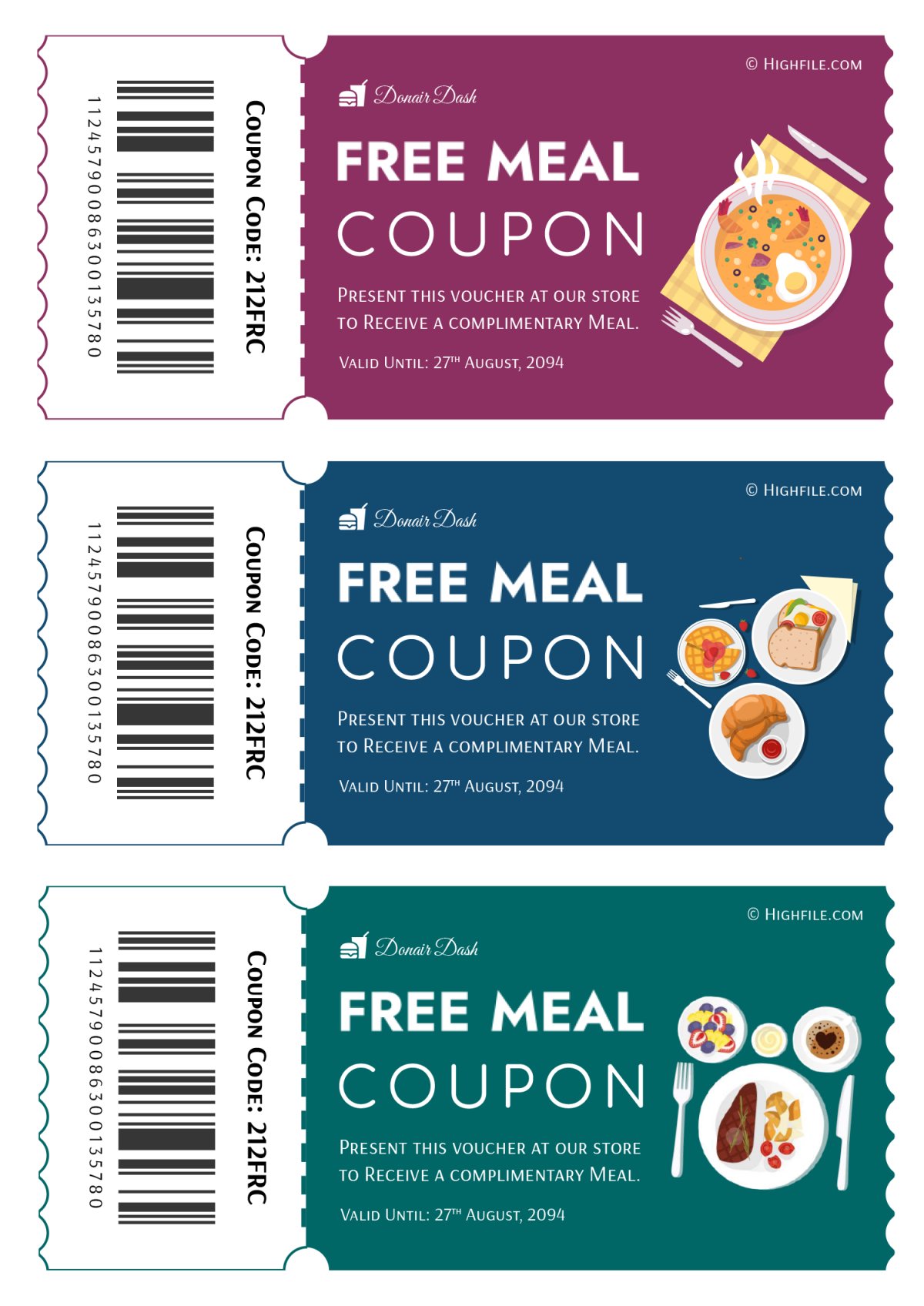 Free Customizable Coupon Templates - Highfile