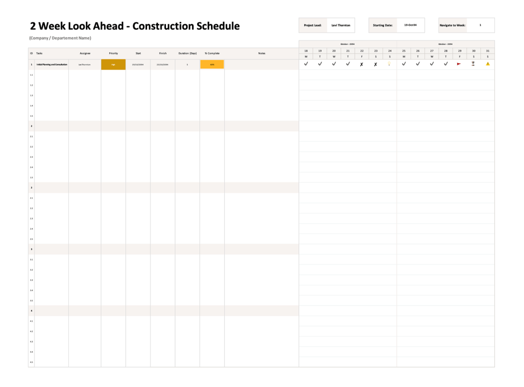 3 Week Look Ahead Construction Schedule Template Excel And Google Sheets 3-week-look-ahead-construction-schedule-template-excel-and-google-sheets